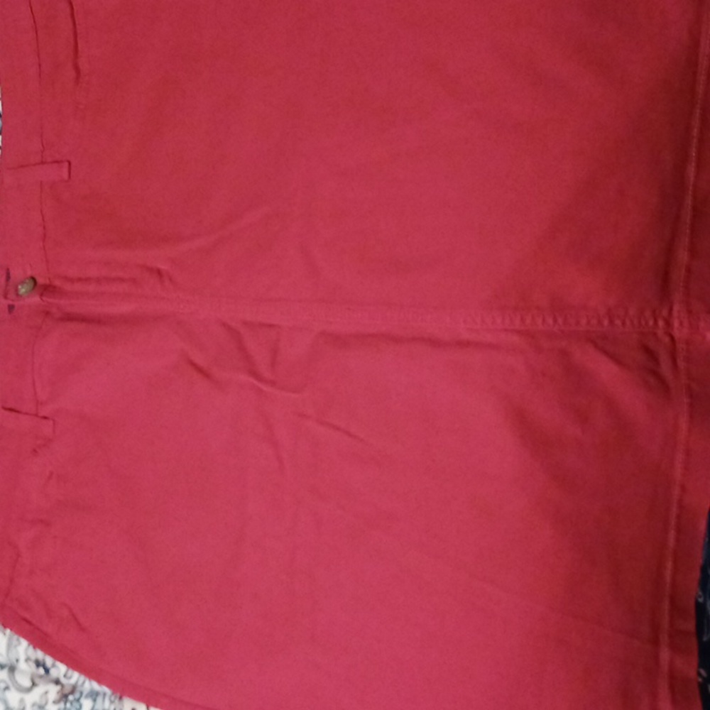 Red skirt